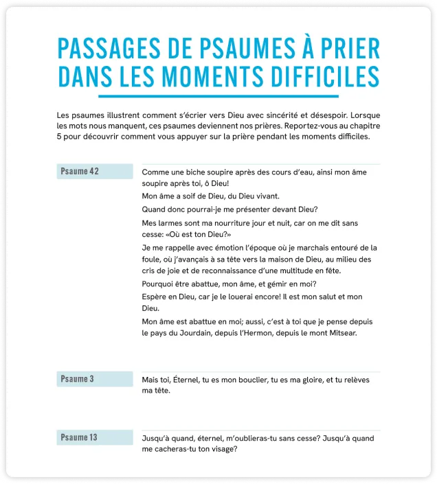 Psaumes pour les temps difficiles